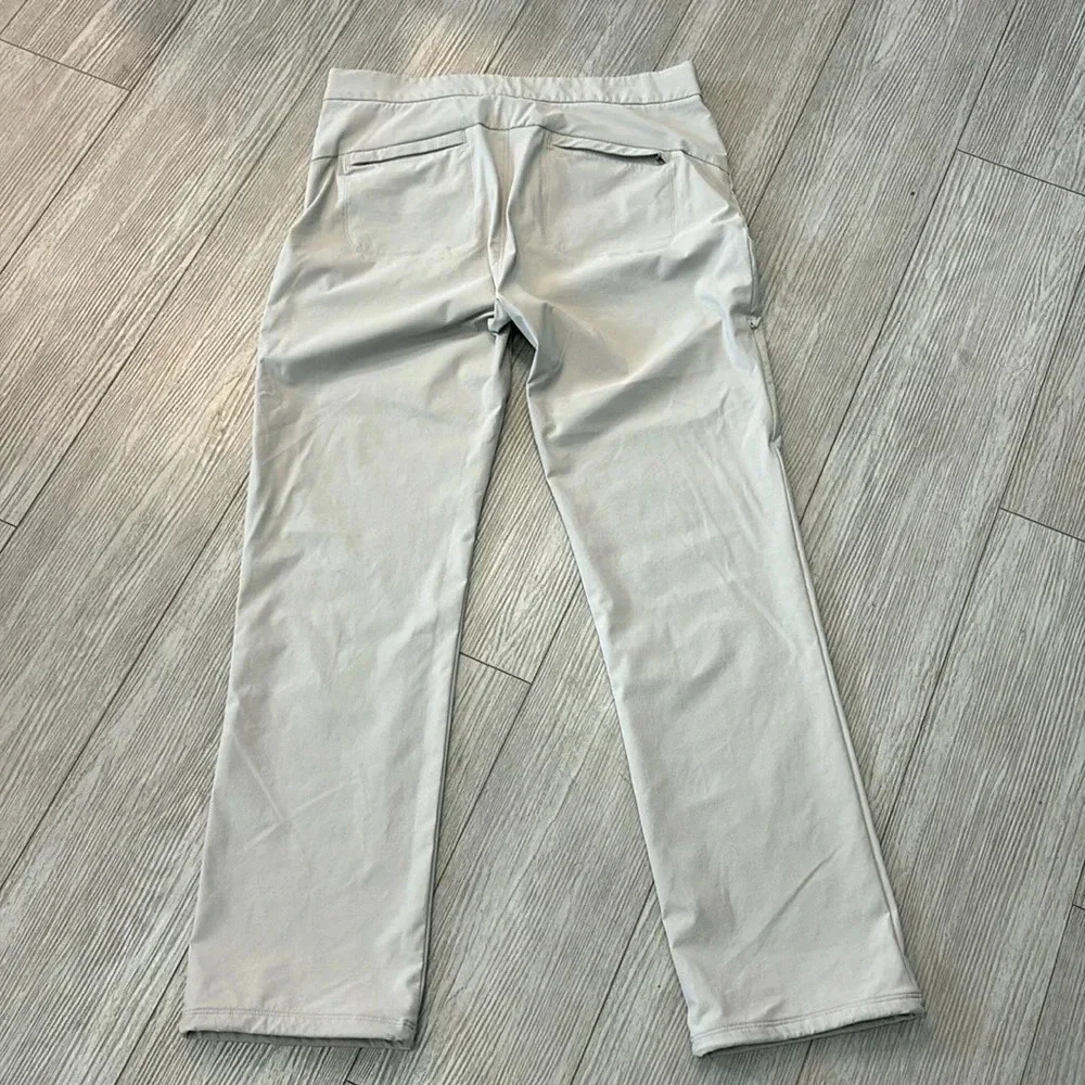 Athleta Wander Straight Pants in Birch Gray size 16